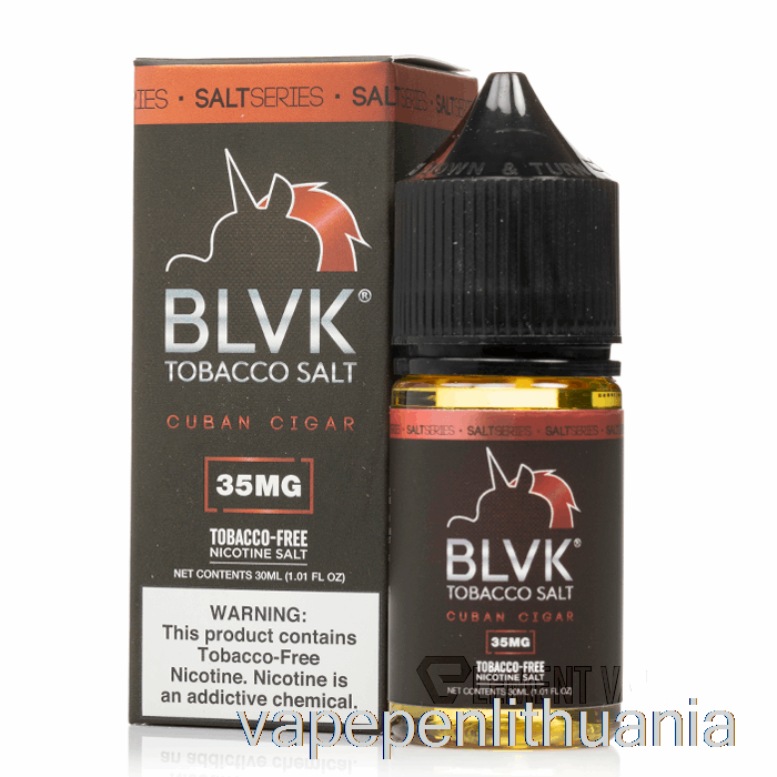 Kubos Cigarų Druska - Blvk - 30ml 35mg Vape Skystis